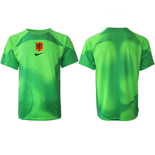 Camiseta Países Bajos Portero Primera Equipación Mundial 2022 manga corta